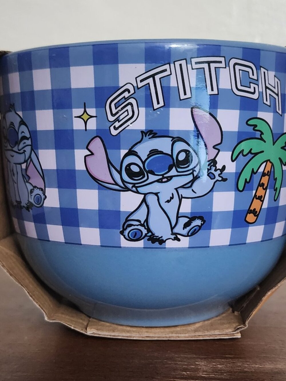 Culturefly Stitch Aloha Noodle Bowl with Chopsticks & Spoon